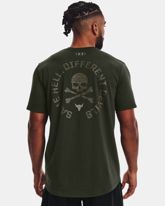 T-shirt à manches courtes Project Rock 100 Percent pour homme, Green, pdpMainDesktop image number 1